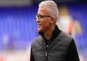 Oldham Athletic team manager Keith Curle pictured ahead of the game.