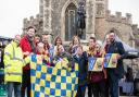 Sudbury is getting behind its local team as they take on Colchester United in the FA Cup