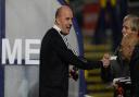 Ipswich Manager Paul Cook at Adams Park  for the match against Wycombe.