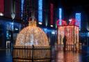 The Arc shopping centre in Bury St Edmunds full of festive sparkle for Christmas 2020.