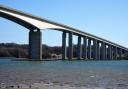 Wind speed measures were introduced on the Orwell Bridge in March