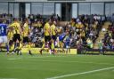 Joe Pigott is involved with Ipswich's equaliser at Burton Albion.