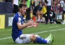 Lee Evans reacts during Ipswich Town's defeat at Burton Albion. Karl Fuller says patience will be needed