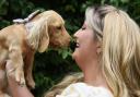 Instagram dog star Eevee, with her owner Kitty Brandon, who invited local sausage dogs to a picnic