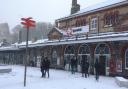 Rail services are delayed between Ipswich and London.