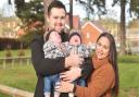 Twins Harry and Oliver Gadeke are celebrating their first Christmas after a difficult start to life