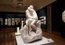 The marble sculpture is entitled The Kiss.

Picture: RACHEL EDGE