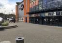 The space outside Cineworld in Ipswich where Starbucks is planning to set up outdoor tables and chairs for its coffee shop. Picture: Jason Noble