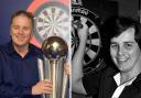 Then and now. Keith Deller, 1983 world darts champion