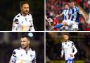 Top left, clockwise: Alan Judge, Luke Chambers, Tommy Smith and Cole Skuse are among those who have been released by Colchester United.