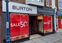 The former Burton and Dorothy Perkins store in Felixstowe's Hamilton Road