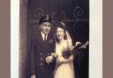 Carole Josey's parents, Phyll Worton and Doug Nordon, on their wedding day, February 2, 1946. Image: Carole Josey