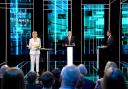 The party leaders had their first televised debate on Tuesday.