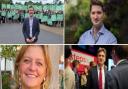 Clockwise: Adrian Ramsay, Will Tanner, Ed Miliband, Julia Ewart