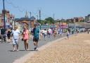 Sunseekers flocked to Felixstowe promenade as summer arrived