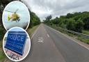 A motorcyclist was taken to hospital after a crash on the A14