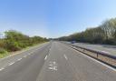 There were delays on the A14 in west Suffolk after a vehicle broke down