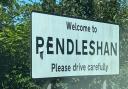 A Rendlesham road sign has been vandalised