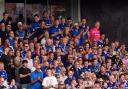 Ed Sheeran in the stands to see Ipswich Town return to the Premier League