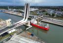 The Gull Wing bridge in Lowestoft opened last weekend.