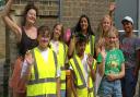 Artists from the James Holloway Youth Arts Fund took on a project to repaint bollards around town