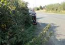 Pathways in Bucklesham became so overgrown that village stalwart Heather Owen found herself unable to safely pass, and so missed out on enjoying the Tour of Britain.