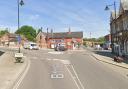 A woman has been taken to hospital after a crash between a car and a pedestrian in Framlingham