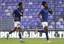 Jesse Nwabueze celebrates his winner against Watford.