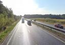 Part of the A14 is currently blocked