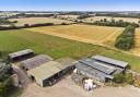 The farm buildings at Hill Farm, Chedburgh, which is being offered up for sale for £2.5m