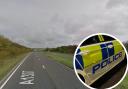 An investigation has been launched after a driver was spotted travelling at speed on the wrong side of a major road. 