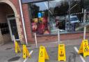 A Co-op in a Suffolk village was closed after it was broken by thieves armed with a crowbar.