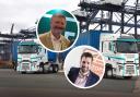 Tim Wray of Multimodal Logistics and Steve Collins of Fargo Systems say the haulage industry needs government support to survive