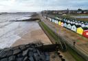 The sea wall repair works are taking place at the northern end of the Southwold Pier car park. Picture: Coastal Partnership East