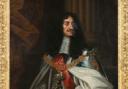 A portrait of King Charles II is on display in Newmarket