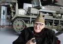 Kentford Manor resident Tony Harrington, 91, pictured at the Duxford Imperial War Museum