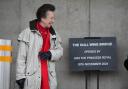 Princess Anne officially opens the Gull Wing bridge in Lowestoft