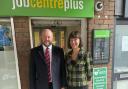 West Suffolk MP Nick Timothy pays visit to Newmarket Job Centre