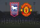 Ipswich Town take on Manchester United, at Portman Road, in a Premier League clash this afternoon.