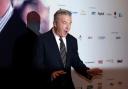 Actor Alec Baldwin gestures as he attends the 42nd Turin Film Festival (Matteo Secci/LaPresse via AP)