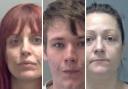 Some of the criminals jailed in Suffolk this week