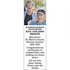 RITA AND JOHN BROWNE