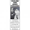 PAULINE AND GEOFF POULDING