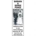 BARBARA AND GEORGE PEARCE