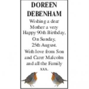 DOREEN DEBENHAM