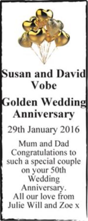 Susan and David Vobe