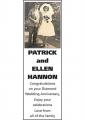 PATRICK AND ELLEN HANNON