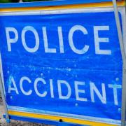 Police, ambulance and the fire service rushed to a four-car crash on the A146 on Friday afternoon.