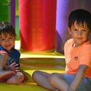 The annual Indian Summer Mela took place this Sunday, with thousands flocking to Christchurch Park. Pictured: Freddie and Ben Whiting.