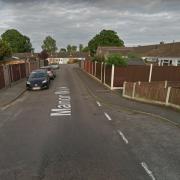 A home in Manor Walk, Kessingland, was targeted.